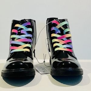 Little Girl Size 3 New Black Boots